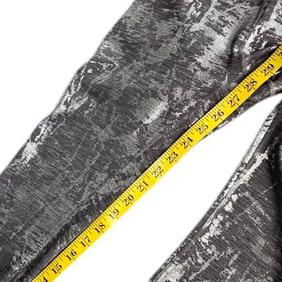 Lululemon Wunder Under High Rise Tight Brindle Foil 28" Size 4 Silver Metallic - Picture 9 of 9